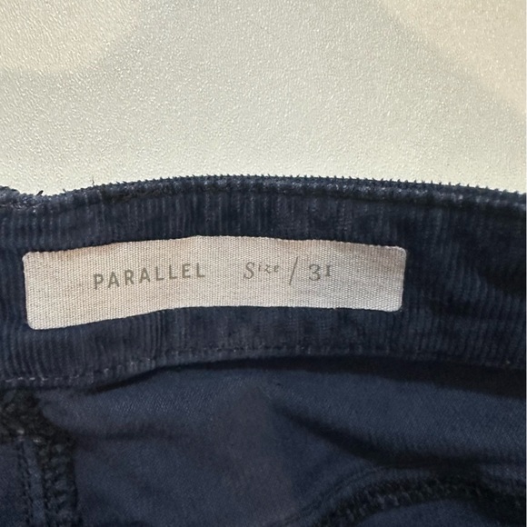 Pilcro and the Letterpress Women’s size 31 Navy Blue Corduroy Parallel Pants - Picture 5 of 11